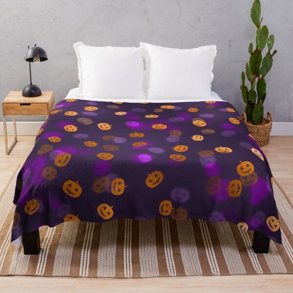 Item preview, Purple with pumpkins designed and sold by pnkpopcorn.