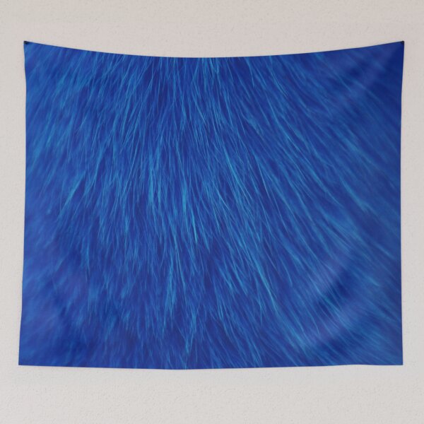 Item preview, BLUE FUR BACKPACK designed and sold by Swooncake Press.