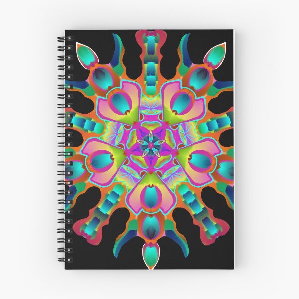 Item preview, Colourful patterns on black background  designed and sold by Kerryn Wood.