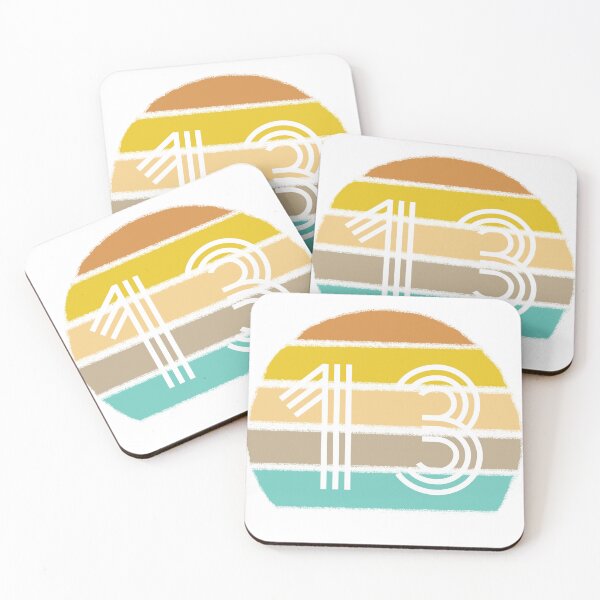 Item preview, Number 13 on Retro Sunset designed and sold by rhombusOnion.