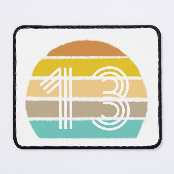 Item preview, Number 13 on Retro Sunset designed and sold by rhombusOnion.