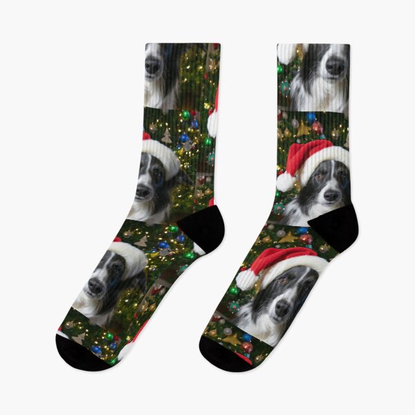 Item preview, Christmas Border Collie  designed and sold by fatbanana.