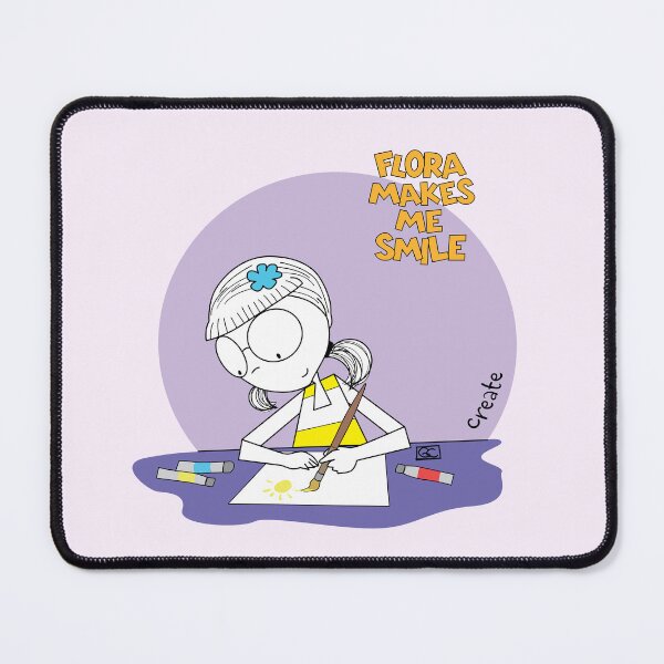 Item preview, FLORA MAKES ME SMILE - CREATE designed and sold by ThePencilCircle.