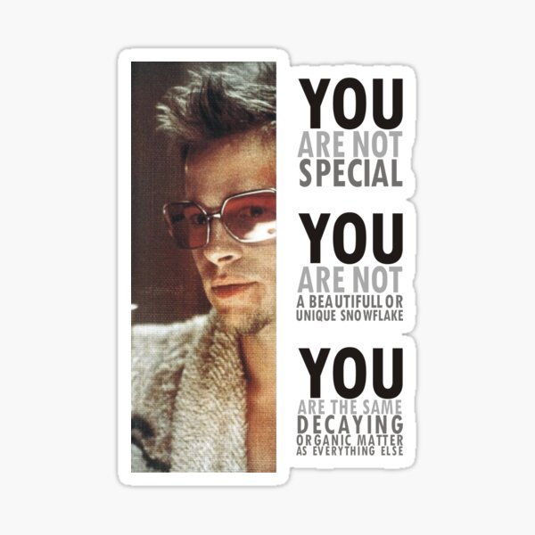 Item preview, You Are Not Special designed and sold by Ajanovich.
