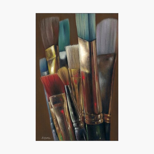 Artist Paint Palette And Brushes Art Poster for Sale by Studio520