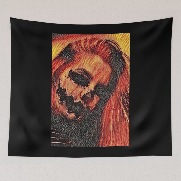 Item preview, Demonic Girl On Fire designed and sold by Namsus-Printing.