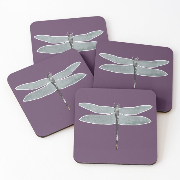 Item preview, Elegant dragonfly paper press graphic print.  Caroline Laursen original. designed and sold by Caroline Laursen.