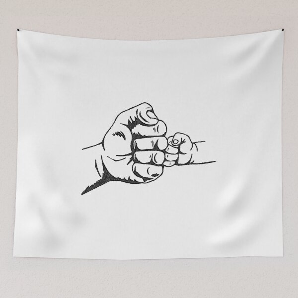 Item preview, Daddy and Me Best Dad Ever Fist Bump Funny Father's Day, dad son fist bump, Daddy and Me designed and sold by RedArtsDesign.