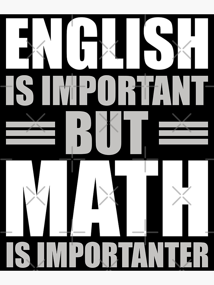 Discover Funny Math Saying Mathematics Joke Premium Matte Vertical Poster