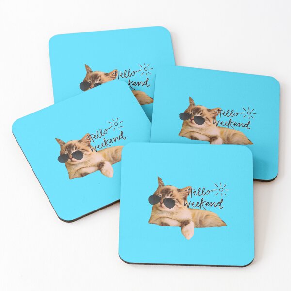 Item preview, Hello Weekend  designed and sold by CatwithSpecs.