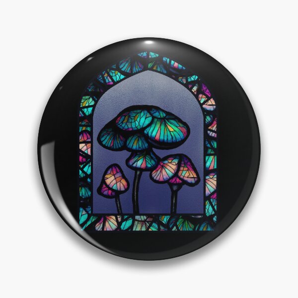 Item preview, Stained Glass Mushrooms designed and sold by FlutesLoot.