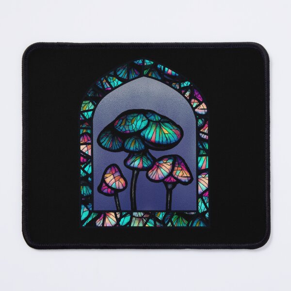 Item preview, Stained Glass Mushrooms designed and sold by FlutesLoot.