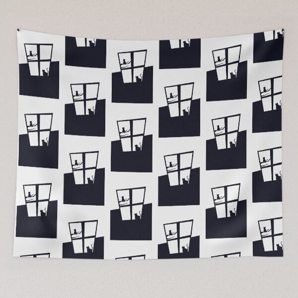 Item preview, Black cats and other things howl in the night designed and sold by LidaRayArt.