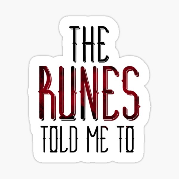 Item preview, Die Runen haben es mir gesagt designed and sold by banaslabs.