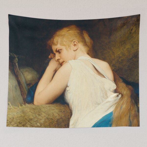 Item preview, Mary Magdalene | Gabriel von Max | 1883 Gospel Biblical Art designed and sold by CJET.