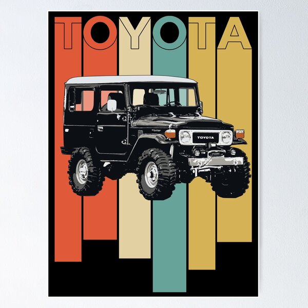 1977 Toyota Land Cruiser FJ40 Canvas Wall Art by Mark Rogan | iCanvas