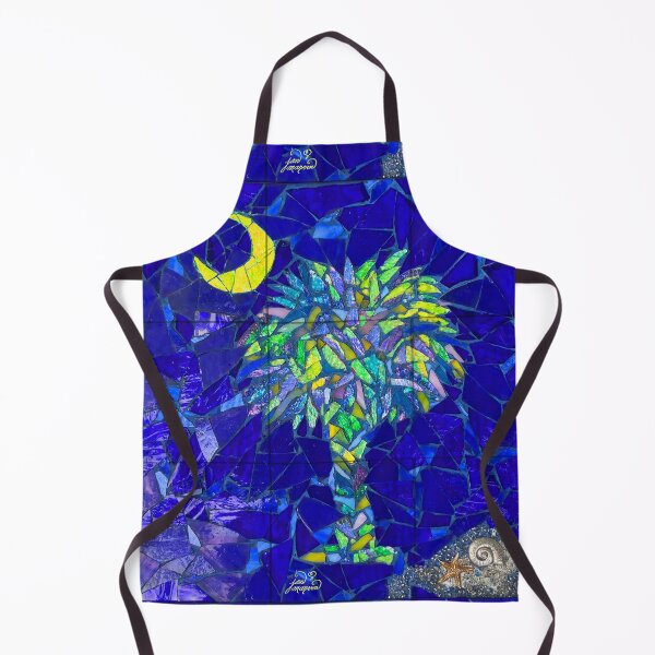 Item preview, Palmetto Tree & Moon Mosaic designed and sold by Jan Marvin Art Studio.