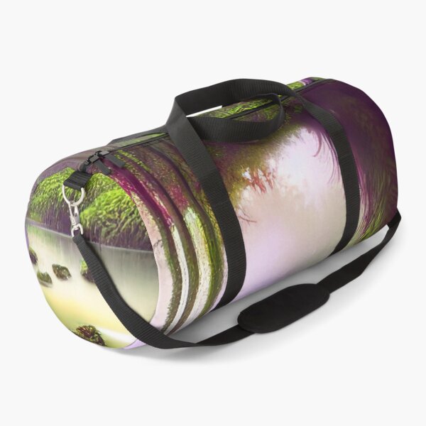 Item preview, Digital Painting Of a Lush Wet Natural purple Jungle designed and sold by NatureFood.