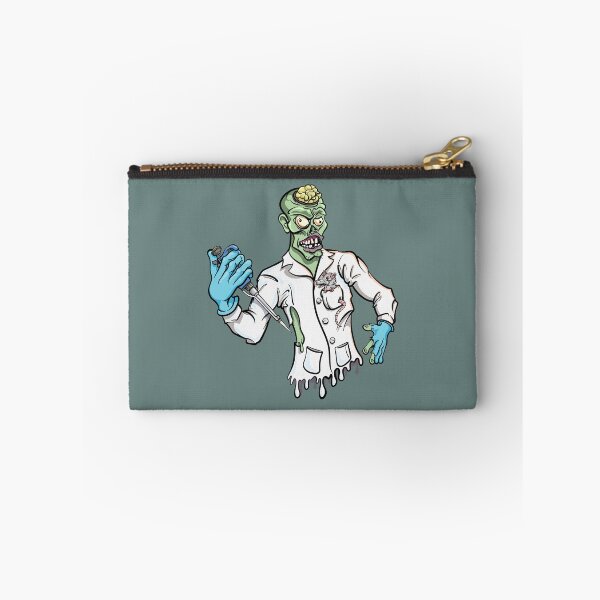 Item preview, Mad Scientist Zombie Funny Science Cartoon Character with PCR Pipette designed and sold by Zit-Zat-Zot.