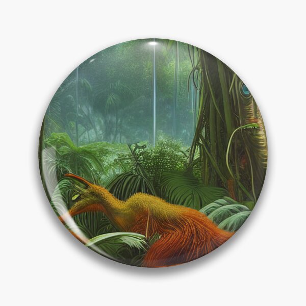 Item preview, Digital Painting Of a Lush Wet Natural Jungle With Beautiful Landscape designed and sold by NatureFood.