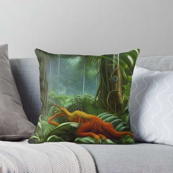 Item preview, Digital Painting Of a Lush Wet Natural Jungle With Beautiful Landscape designed and sold by NatureFood.