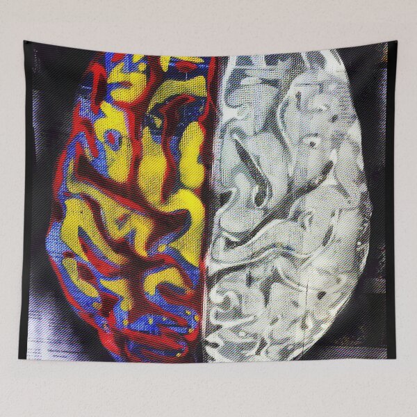 Item preview, Left brain, right brain | Street art aesthetics designed and sold by CiceroSpin.