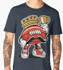 Anthropomorphic American Football Royalty Men's Premium T-Shirt