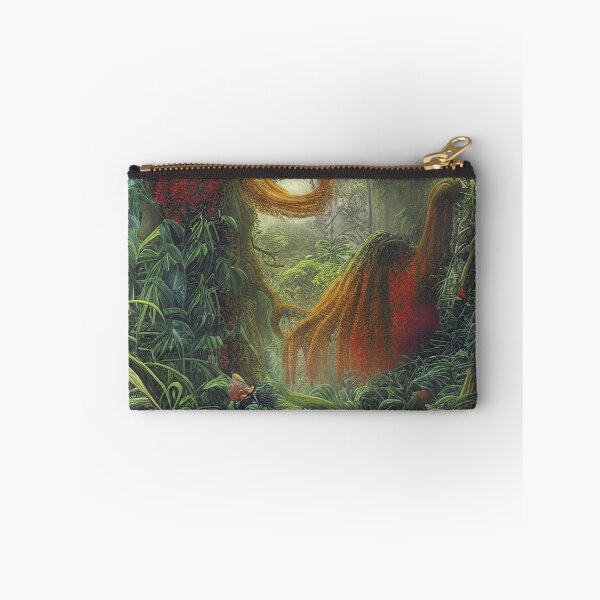Item preview, Digital Painting Of a Lush Wet Natural Jungle designed and sold by NatureFood.
