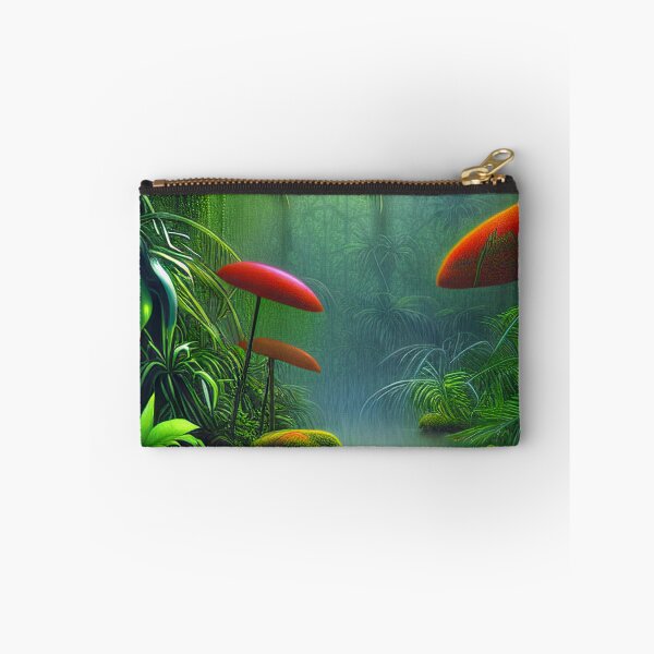 Item preview, Digital Painting Of a Lush Wet Natural Jungle designed and sold by NatureFood.