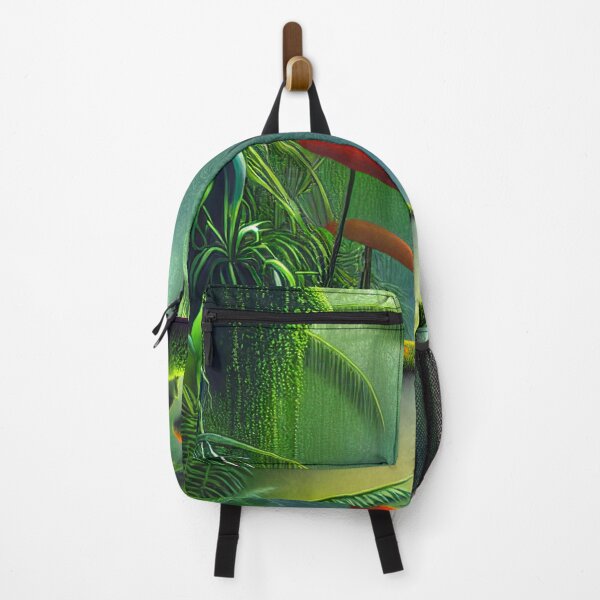 Item preview, Digital Painting Of a Lush Wet Natural Jungle designed and sold by NatureFood.