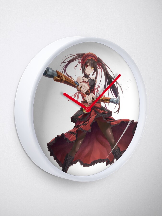 Kurumi Tokisaki Date A Live Clock for Sale by Spacefoxart