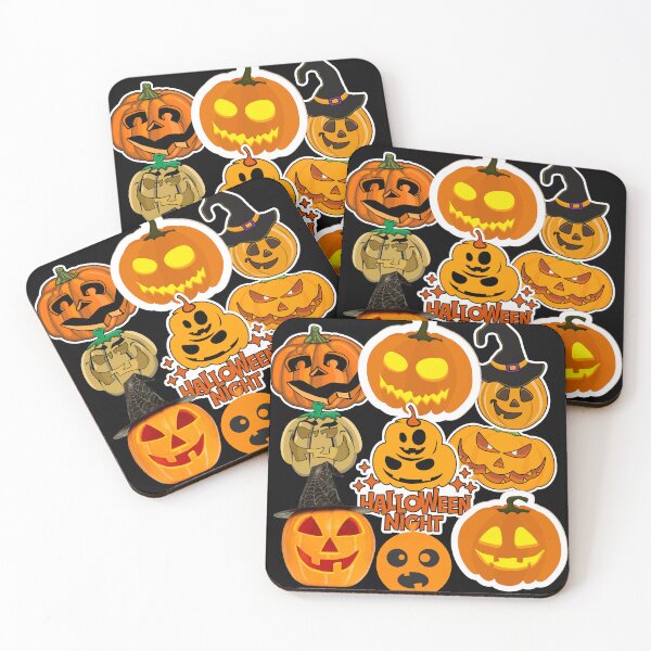 Item preview, Halloween scary pumpkins doing Halloween party designed and sold by TVstuff.