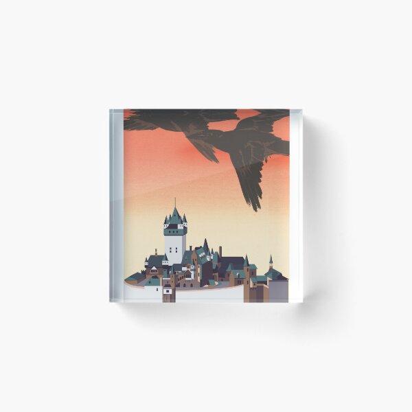 Item preview, Crows above the town designed and sold by SkyisBright.