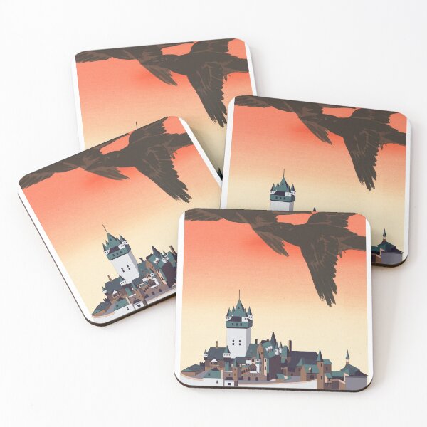 Item preview, Crows above the town designed and sold by SkyisBright.