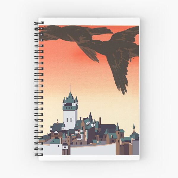 Item preview, Crows above the town designed and sold by SkyisBright.