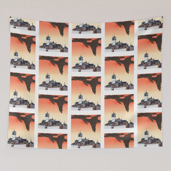 Item preview, Crows above the town designed and sold by SkyisBright.