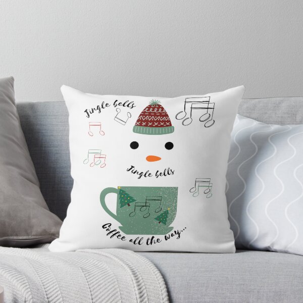 Item preview, Jingle bells coffee all the way funny Christmas song. Snowman musical coffee cup. designed and sold by LittlethingsbyE.