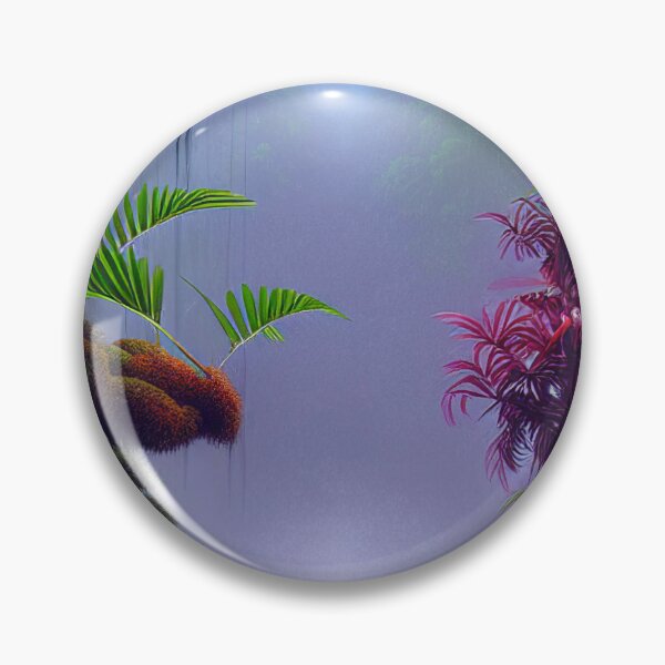 Item preview, Digital Painting Of a Lush Wet Purple Natural Jungle designed and sold by NatureFood.