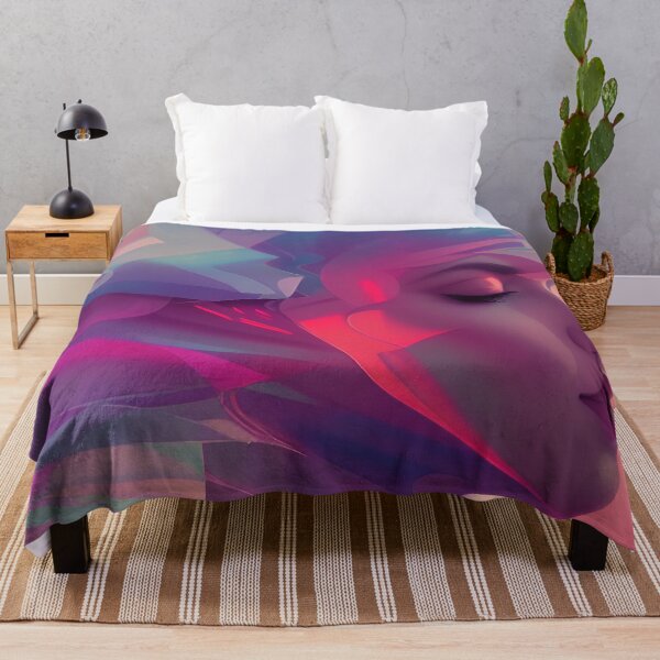 Item preview, girl wrapped in synth wave water smoke designed and sold by Dicoart.