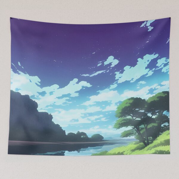 Item preview, Beautiful anime landscape designed and sold by Devin Farinsky.