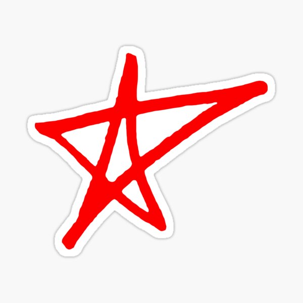 Avril Lavigne Star Logo-Sk8er Boi Sticker