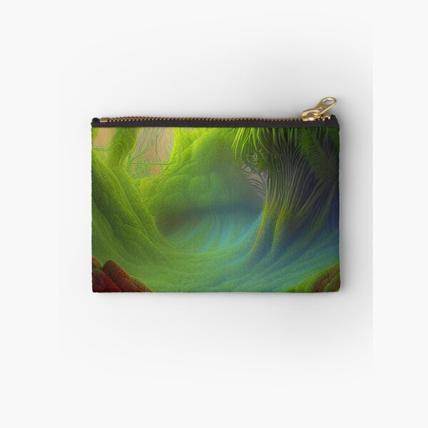 Item preview, Digital Painting Of a Lush Wet Natural Jungle designed and sold by NatureFood.