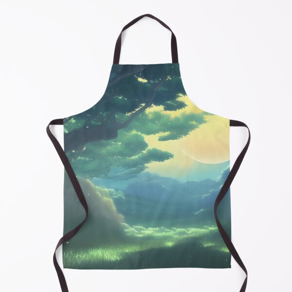 Item preview, Beautiful anime landscape with moonshining designed and sold by Devin Farinsky.