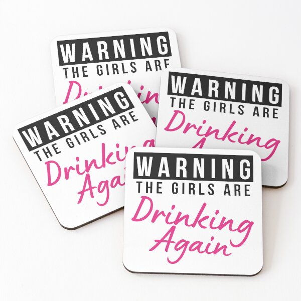 Item preview, Girls Night Out Drinking. Funny Drinking Saying. Warning The Girls Are Out Drinking. Matching Friends. designed and sold by That Cheeky Tee.
