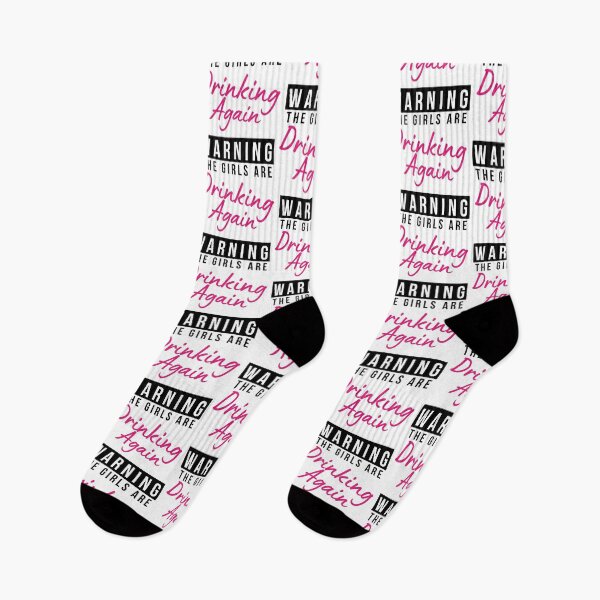 Item preview, Girls Night Out Drinking. Funny Drinking Saying. Warning The Girls Are Out Drinking. Matching Friends. designed and sold by That Cheeky Tee.