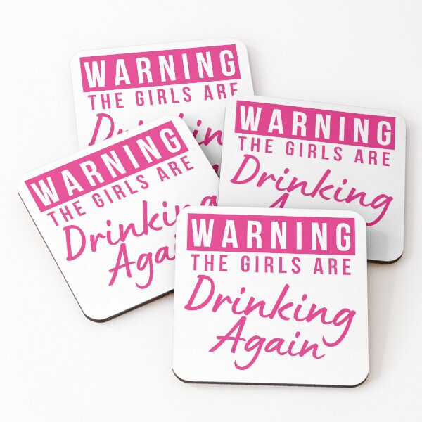 Item preview, Girls Night Out Drinking. Funny Drinking Saying. Warning The Girls Are Out Drinking. Matching Friends. designed and sold by That Cheeky Tee.