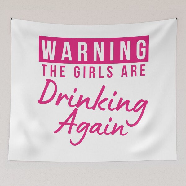 Item preview, Girls Night Out Drinking. Funny Drinking Saying. Warning The Girls Are Out Drinking. Matching Friends. designed and sold by That Cheeky Tee.