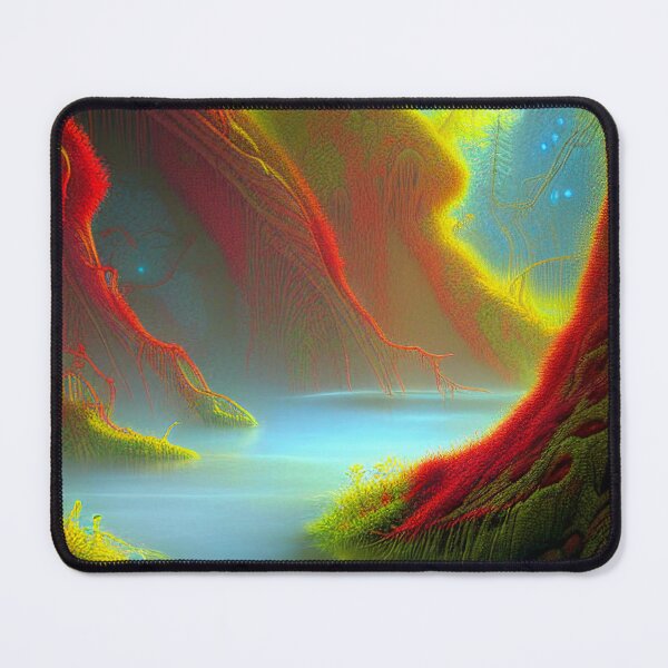 Item preview, Digital Painting Of a Lush Wet Natural Jungle designed and sold by NatureFood.
