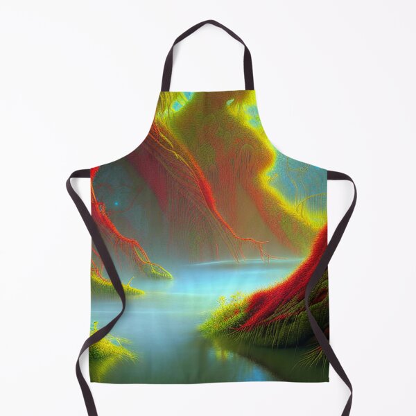 Item preview, Digital Painting Of a Lush Wet Natural Jungle designed and sold by NatureFood.