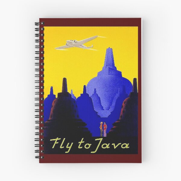 Item preview, FLY to JAVA : Vintage Tourism Advertising Print designed and sold by posterbobs.